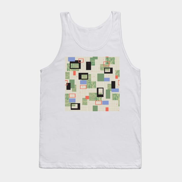 Mid Century Modern 8a Tank Top by Makanahele